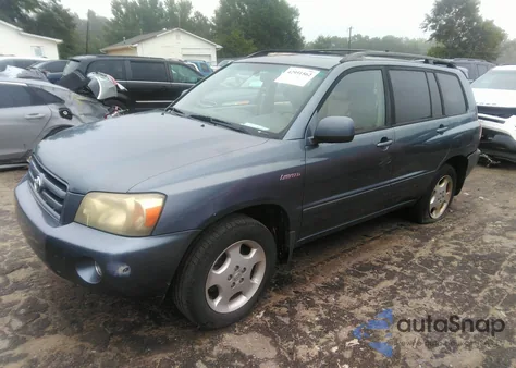 2005 Toyota Highlander Limited from USA, damaged, VIN JTEDP21A850085902